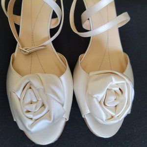Kate Spade Satin Bridal Shoe - NEVER WORN - 10-11m